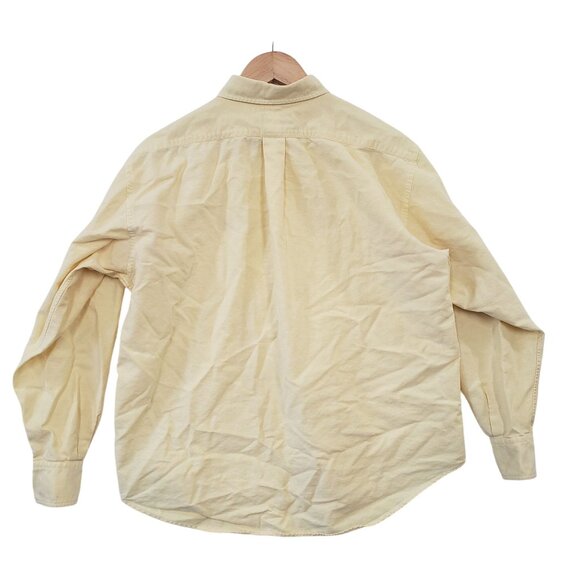 Ralph Lauren Mens Yellow Button Down Shirt Size 12 Long Sleeve Cotton Classic - Picture 2 of 5